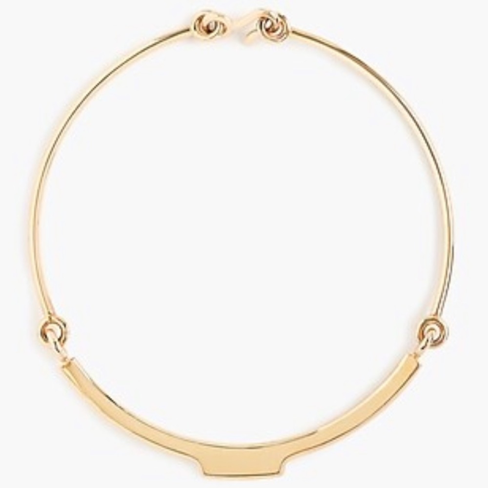 W.Brit for JCrew  gold tone collar necklace